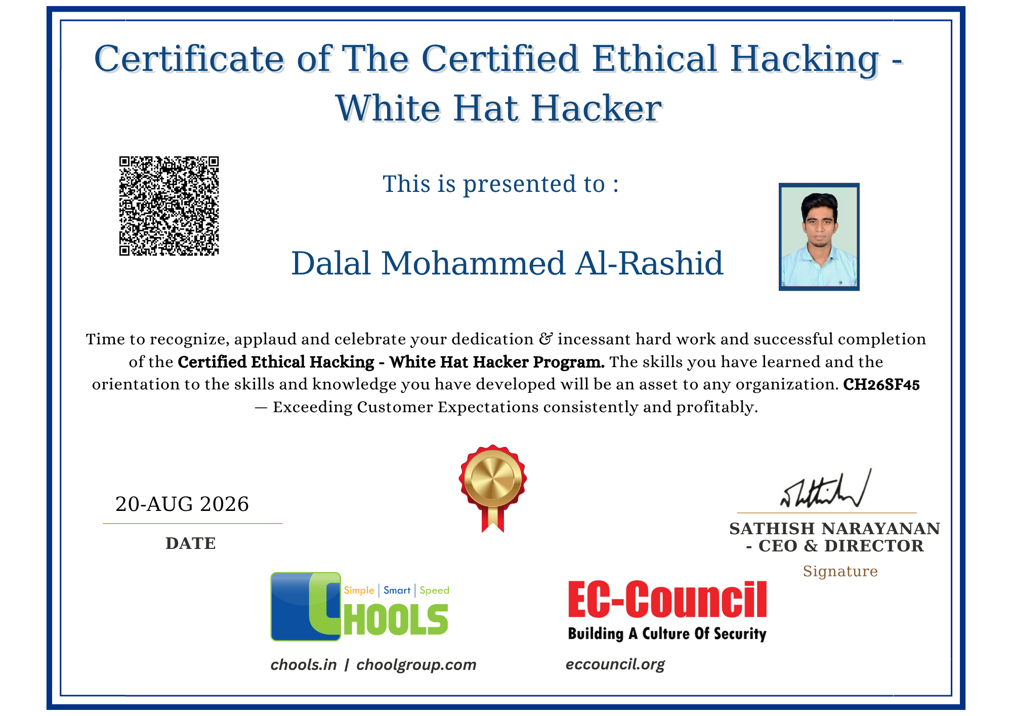 Certified Ethical Hacking - White Hat Hacker Certificate